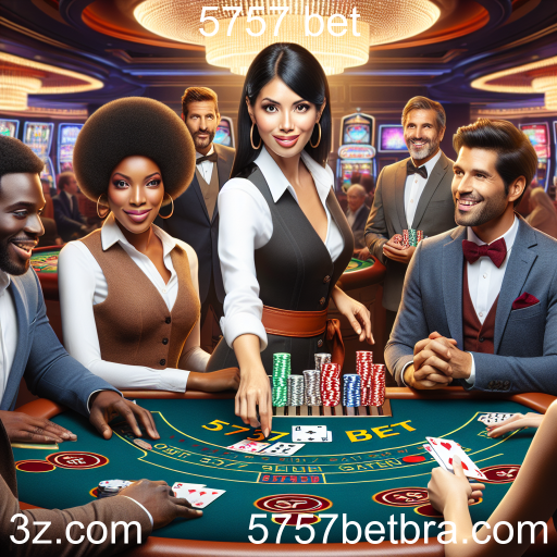 Cassino ao Vivo: A Experiência Real de Jogo na 5757 Bet